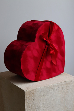 OD RĘKI Zakochana, flowerbox na walentynki serce, wym.15x30x30cm