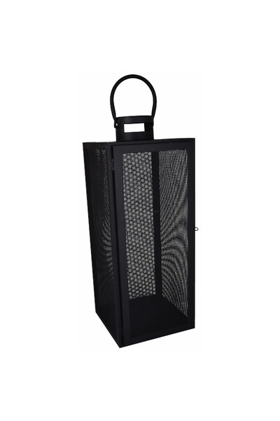 Mesh, lampion metalowy czarny