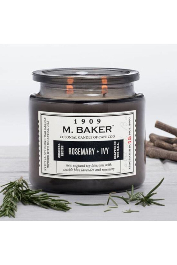 Rosemary & Ivy, sojowa świeca zapachowa w szkle