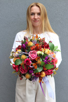 bogaty jesienny kosz Lettero wys.31cm