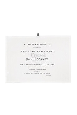 Cafe Bar, ściereczka kuchenna biała, wym.45x60cm 