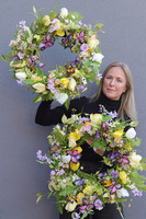 Motyla Wiosna, wianek na drzwi