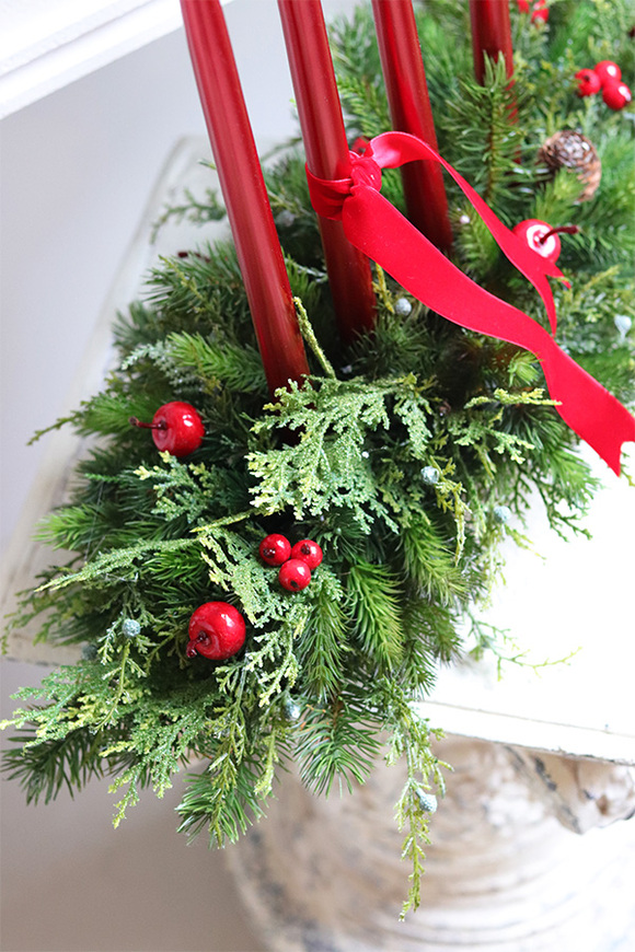 Natural Deluxe, adwentowy stroik na stół