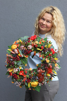 Artellia, kolorowy wianek dekoracyjny