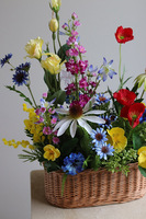 Mazovia Basket, kompozycja kwiatowa w koszu