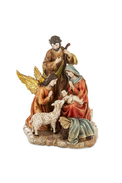 Hadera Gold C, świąteczna figurka dekoracyjna szopka, wys.46cm