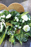 Serce Pamięci, kompozycja nagrobna z dedykacją