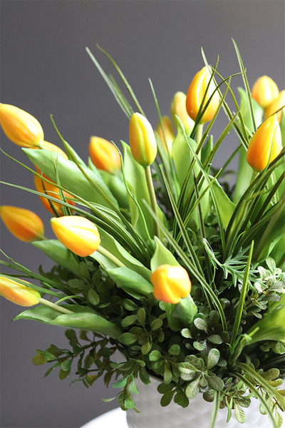 Żółte Tulipany, wiosenna kompozycja kwiatowa