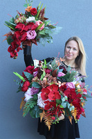 Adriana, bukiet nagrobny we wkładzie, wys.64cm 