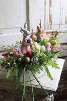 bajkowy stroik wielkanocny, Moko Longia Small, wym.38x50cm