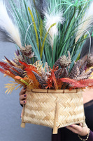 Coco Jumbo, sztuczna trawa w koszu z ziołami