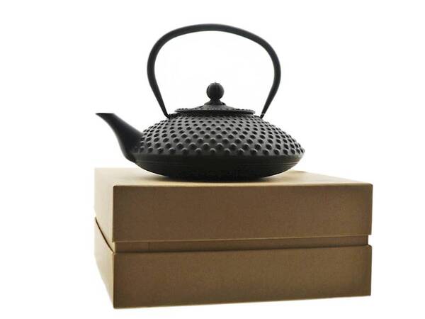 Awaji, żeliwny imbryk do herbaty, czarny, poj.1.25l