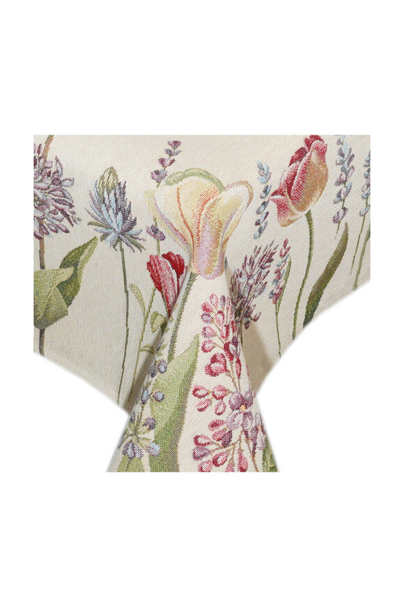 Tulipany, obrus gobelinowy