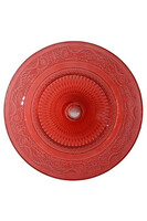 Xmas Red, szklana patera do serwowania