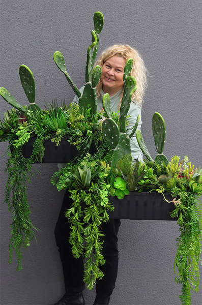 Opuncja Cacti Saute, sukulenty z kaktusem do Twojej donicy