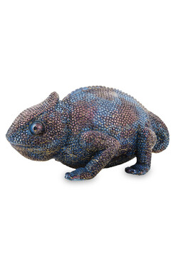 Kameleon 1, figurka etno, wym.12x24x13cm 