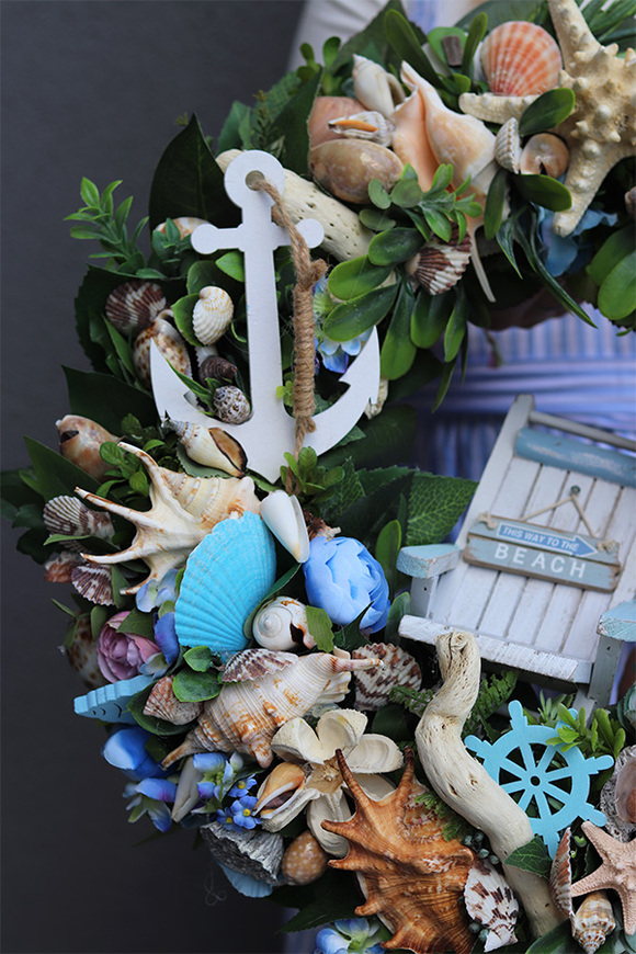 Leżak 2, marynistyczny wianek do powieszenia