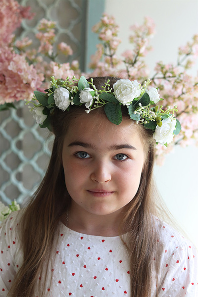 delikatny wianek na głowę Rosalie