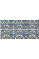 S'berry Thief Blue, podkładki korkowe, średnie