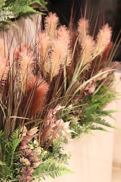 Albertina Mix Fiberglass, podłogowa dekoracja z trawami, wys.115cm