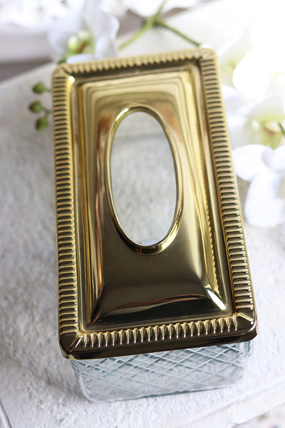 Lux Villa Gold Glamour, chustecznik / pojemnik na serwetki