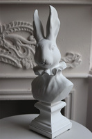 Vintage Bunny, figurka wielkanocna zajączek popiersie