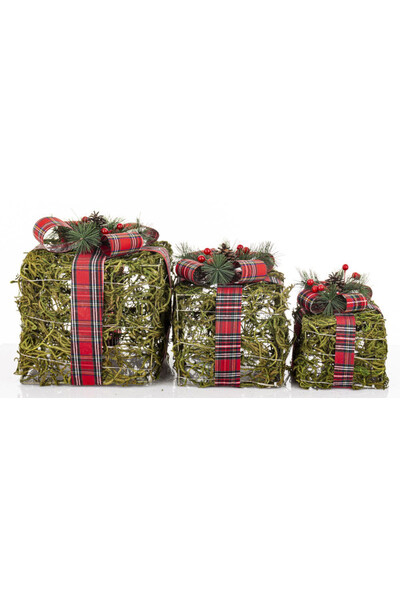 Christmas Gift świąteczne prezenty dekoracja LED