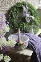 dekoracyjny wianek Lawendowe Pola