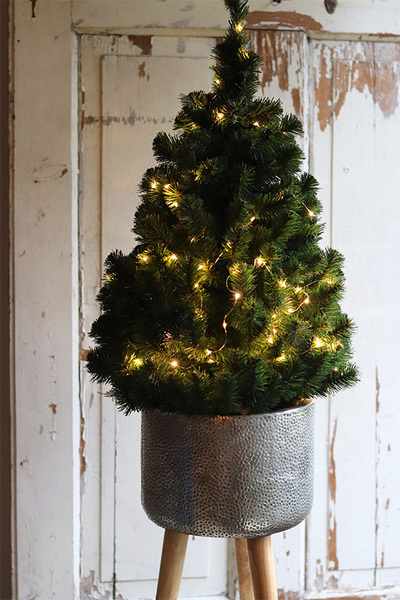 Konika Design, choinka sztuczna w donicy na trójnogu