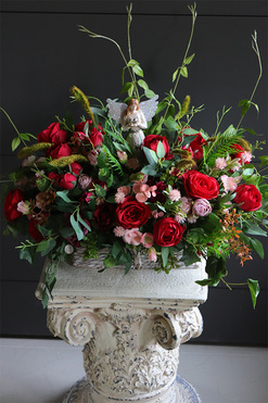 Angelo Reddino Premium, dekoracja nagrobna z aniołem, wym.37x62cm 