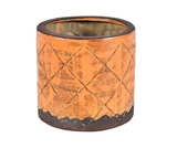 Etno osłonka romby c, wym.13.5x13.5x12cm