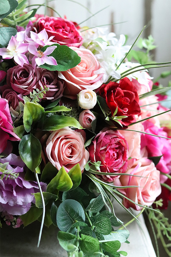 Arstyna, kompozycja kwiatowa nagrobna, wym.40x66cm 