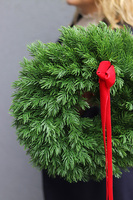 Simple Xmas, świąteczny wianek dekoracyjny