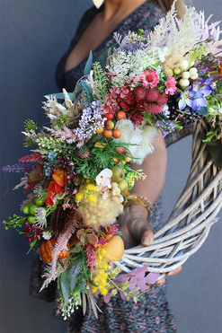 jesienny wianek Heluna, śr.46cm 