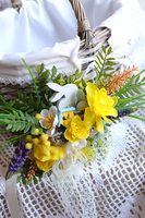 Beata, dekoracja do koszyczka z zajączkiem