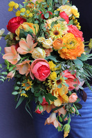 Luizjana Słoneczko, kompozycja kwiatowa w pucharze