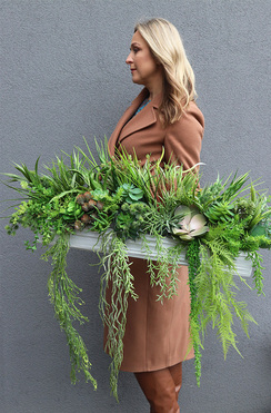 Green Hrefa, kompozycja sukulenty do twojej donicy, wym.20x80cm 