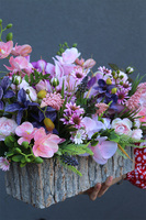 Pinelite, dekoracja nagrobna w skrzynce, wym.45x53x30cm