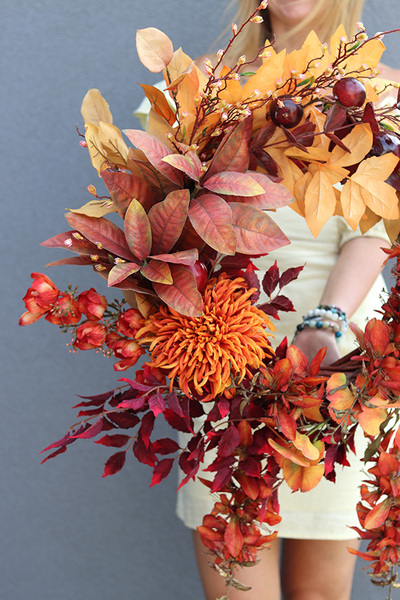 Autumn Design, jesienny wianek na drzwi, śr.65cm