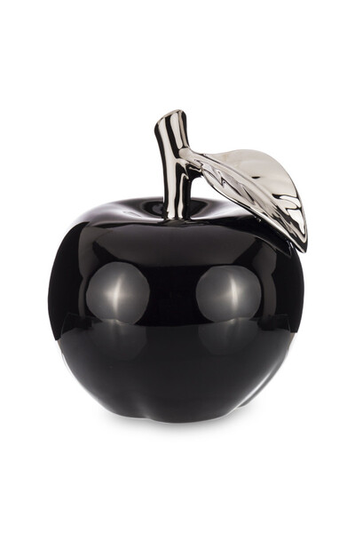 figurka ceramiczna Black Apple A, wys.17x14x14cm