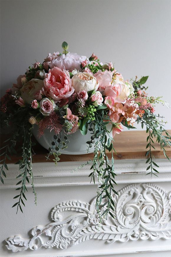 elegancka kompozycja kwiatowa, Eligia White