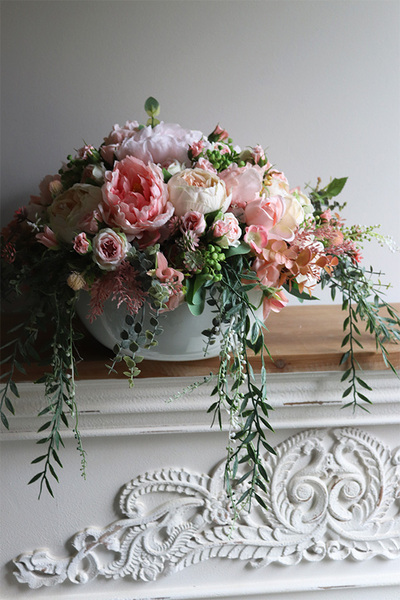 elegancka kompozycja kwiatowa, Eligia White