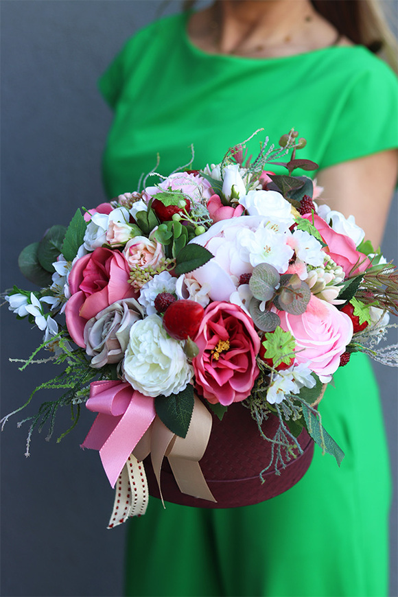 flowerbox z kwiatami i owocami, Mamma Mia Meriata