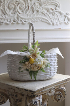 Nefita, dwustronnie dekorowany koszyczek wielkanocny, wys.33cm