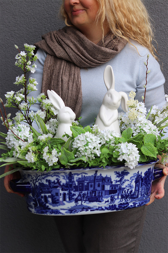 Imperia, stroik wielkanocny z zajączkami