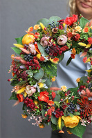 Artellia, kolorowy wianek dekoracyjny