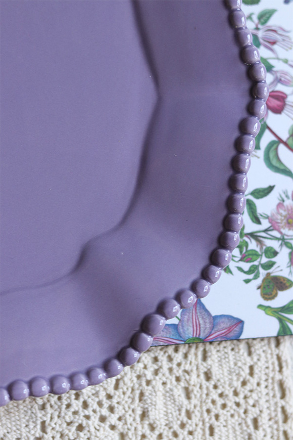 Parma talerz fioletowy