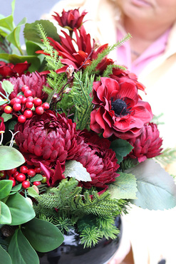 Bordo Katerra Extra, kompozycja nagrobna w misie, wym.36x35cm