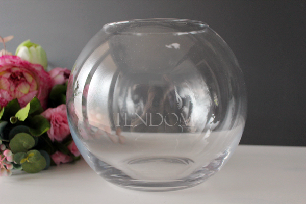 wazon Szklana Kula wys.17cm, śr.22cm
