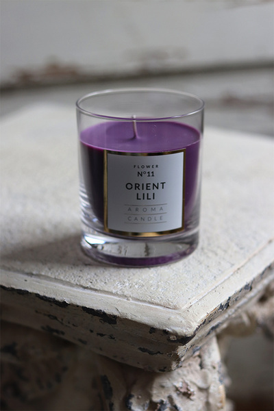 świeca zapachowa w szkle, A&C Orient Lili, 250g